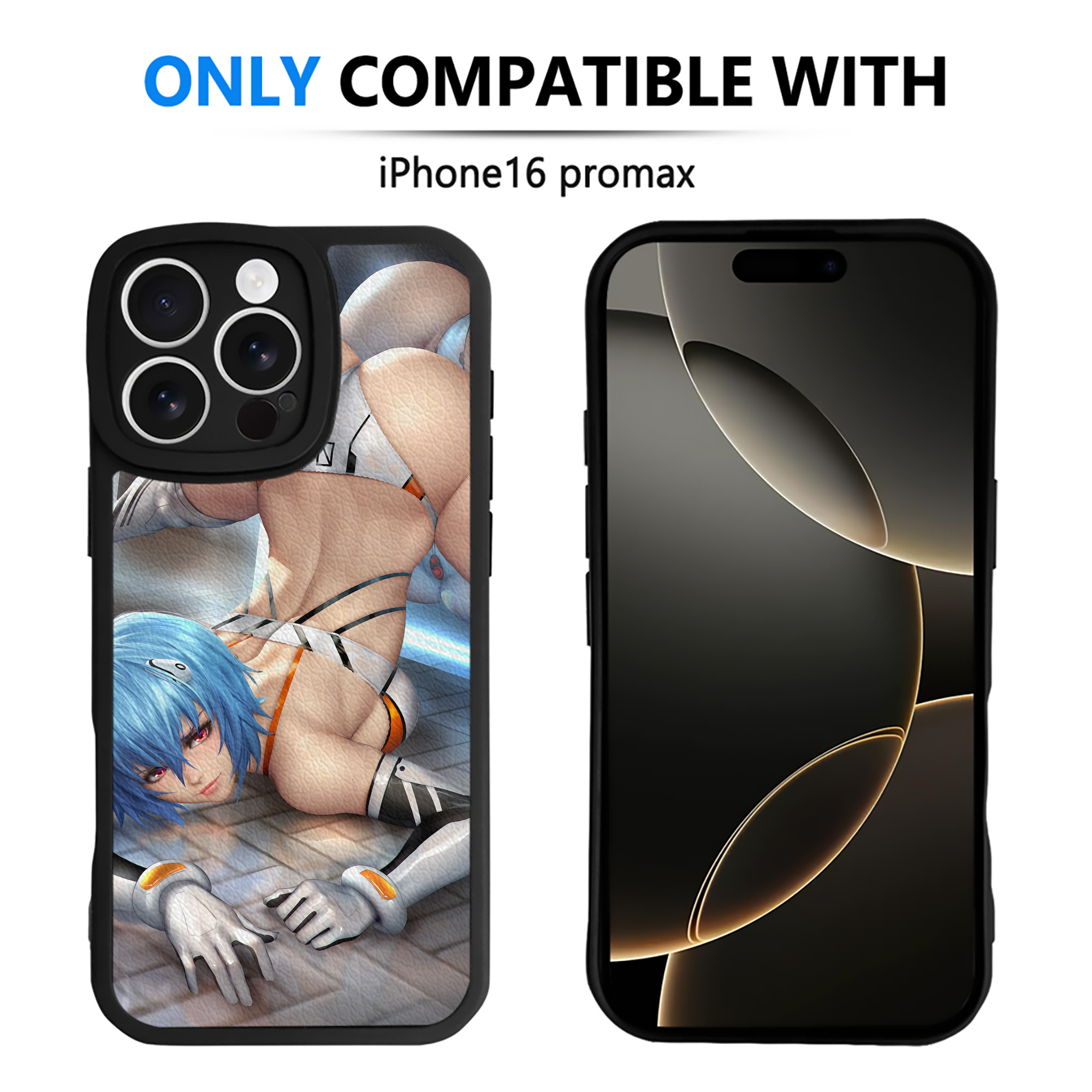 （画像用） EVA 新世紀エヴァンゲリオン 【iPhone 16シリーズ対応】シリコンスマホケース（レザー調） 材質：シリコン